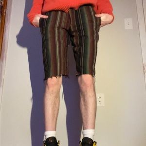 Urban Outfitters Men’s Striped Multi-Colored Shorts